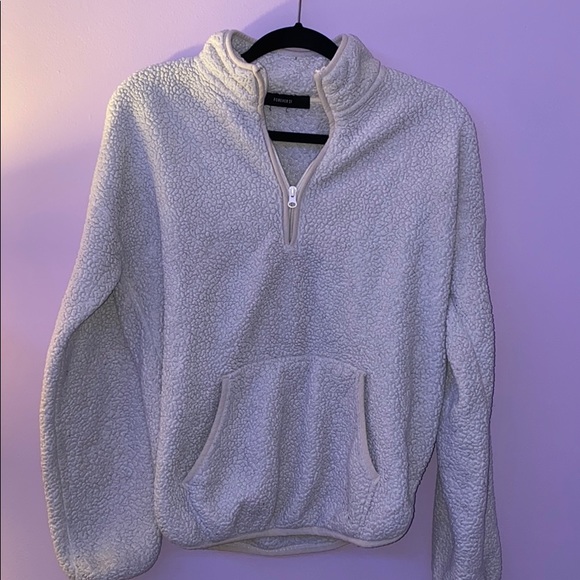 Long Sleeve Fleece Quarter Zip Up - Picture 1 of 3